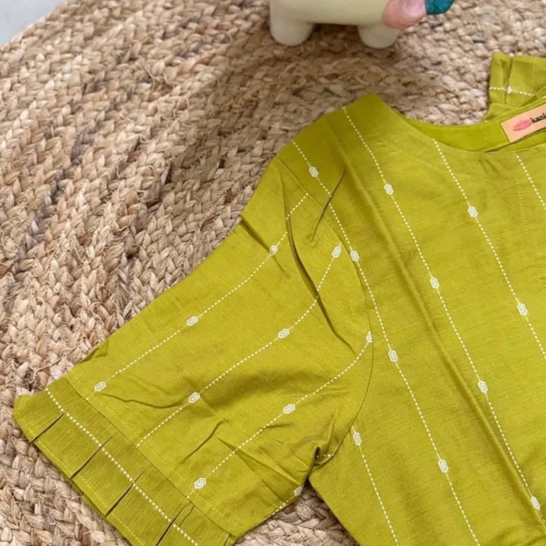 Sketch Green Glow Kurti Set thumbnail 4
